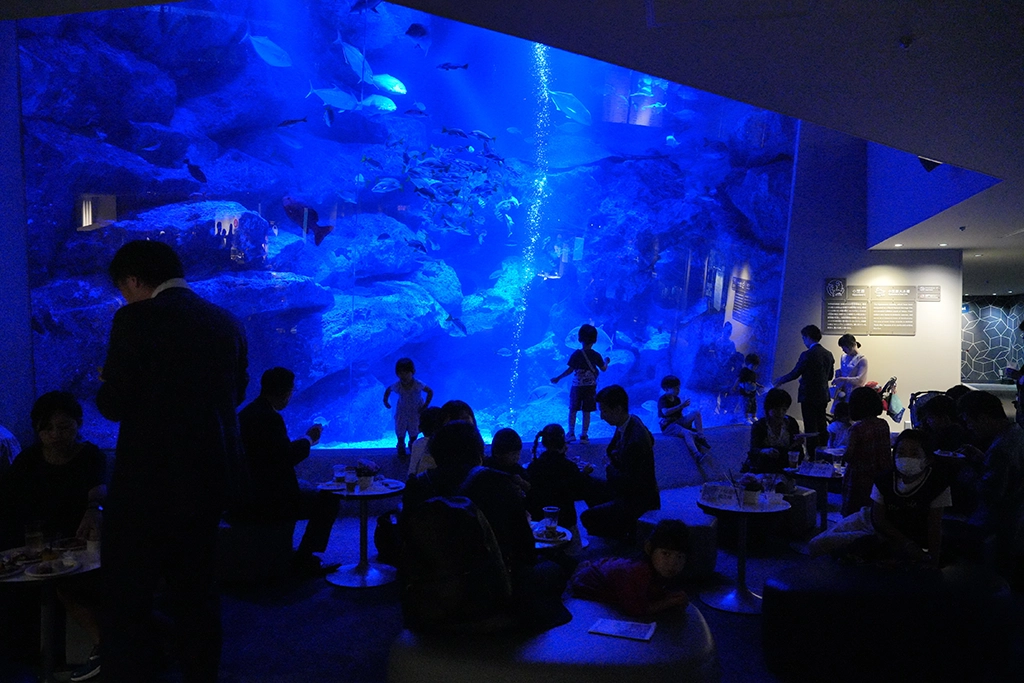 At Sumida Aquarium QUNIE CORPORATION's Award Party